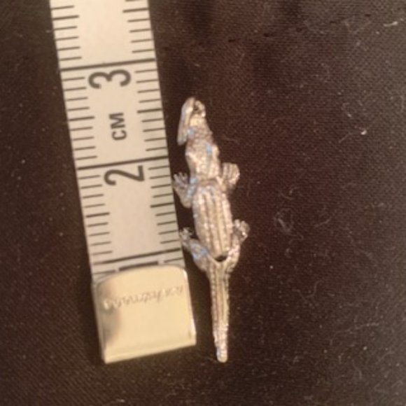 Alligator Charm - Joints Bend -Sterling Silver NEW - Picture 3 of 3